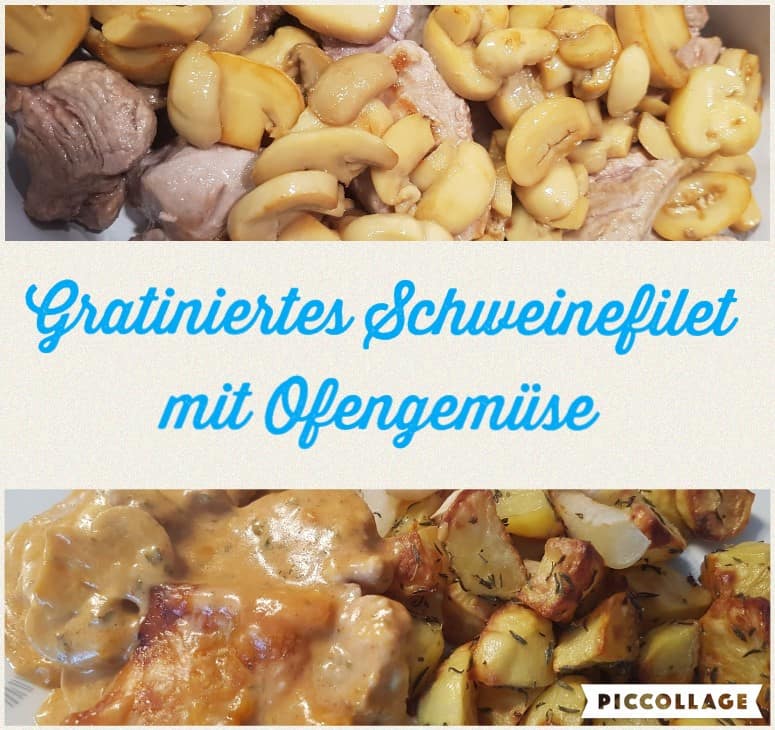 Gratiniertes Schweinefilet