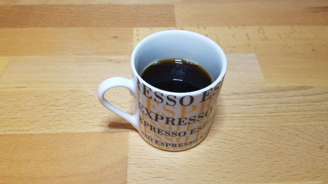 Espresso in der Tasse